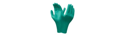 Ansell™ TouchNTuff™ Gants jetables en nitrile vert à manchette longue