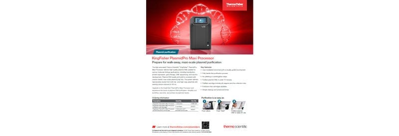 Processeur Thermo Scientific™ KingFisher™ PlasmidPro Maxi Flyer