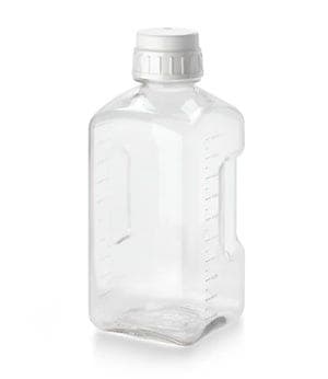 Flacons carrés en PETG pour milieu de culture avec bouchon Thermo Scientific™ Nalgene™ 