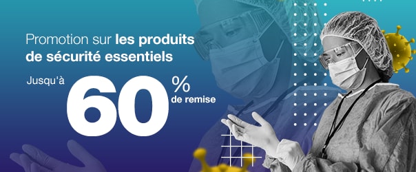 Promotion sur les produits de sécurité essentiels
