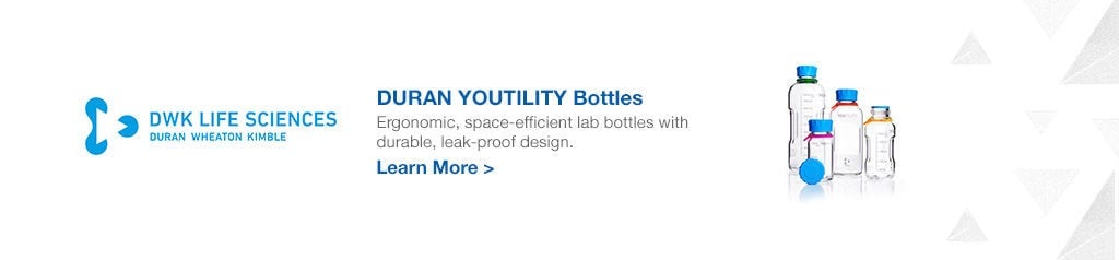 DWK Life Sciences DURAN™ YOUTILITY™ Laboratory Bottle, GL 45