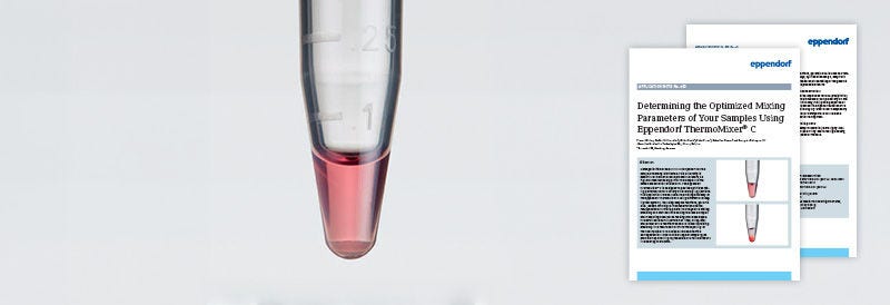 Optimisation du mélange des échantillons avec ThermoMixer C