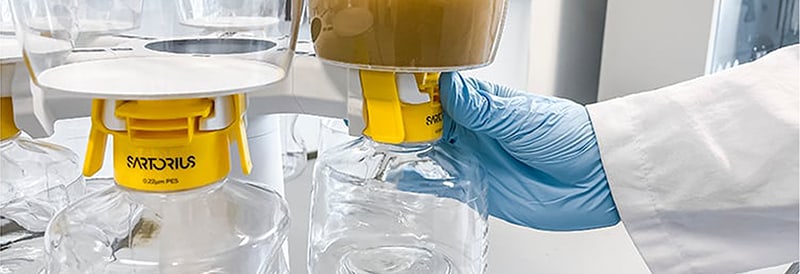 Récolte et clarification à l’échelle du laboratoire de vecteurs lentiviraux à l’aide des systèmes de filtration Sartoclear Dynamics Lab