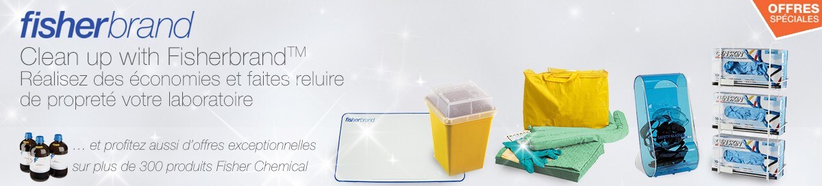 Clean up with Fisherbrand Clean up with Fisherbrand