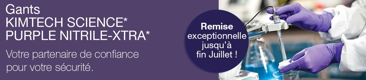13232_kimberly_clark_purple_xtra_promo_range-page_FR Kimberly-Clark™ Gants en nitrile jetables ambidextres Xtra