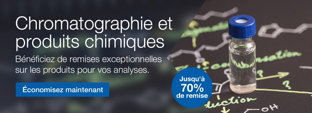 Promotion sur la chromatographie et les produits chimiques Promotion sur la chromatographie et les produits chimiques