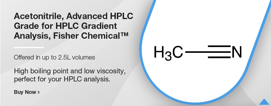 Acétonitrile, qualité HPLC avancée pour l’analyse des gradients HPLC, Fisher Chemical™