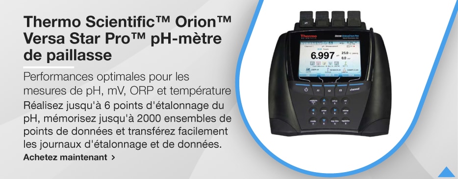 Thermo Scientific™ Orion™ Versa Star Pro™ pH-mètre de paillasse Thermo Scientific™ Orion™ Versa Star Pro™ pH-mètre de paillasse
