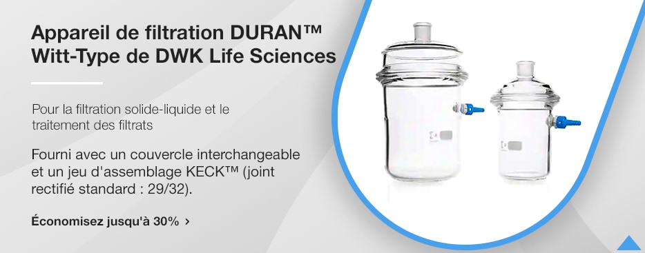 Appareil de filtration DURAN™ Witt-Type de DWK Life Sciences