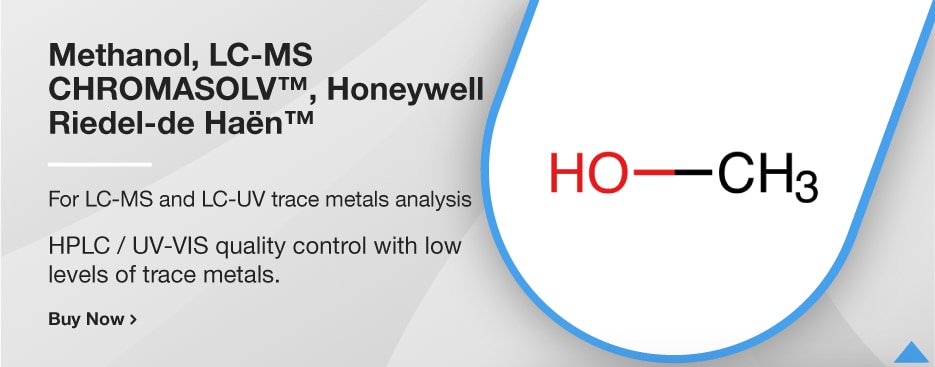 Méthanol, LC-MS CHROMASOLV™, Honeywell Riedel-de Haën™ Méthanol, LC-MS CHROMASOLV™, Honeywell Riedel-de Haën™