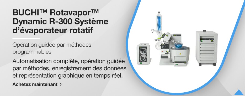 BUCHI™ Rotavapor™ Dynamic R-300 Système d’évaporateur rotatif BUCHI™ Rotavapor™ Dynamic R-300 Système d’évaporateur rotatif