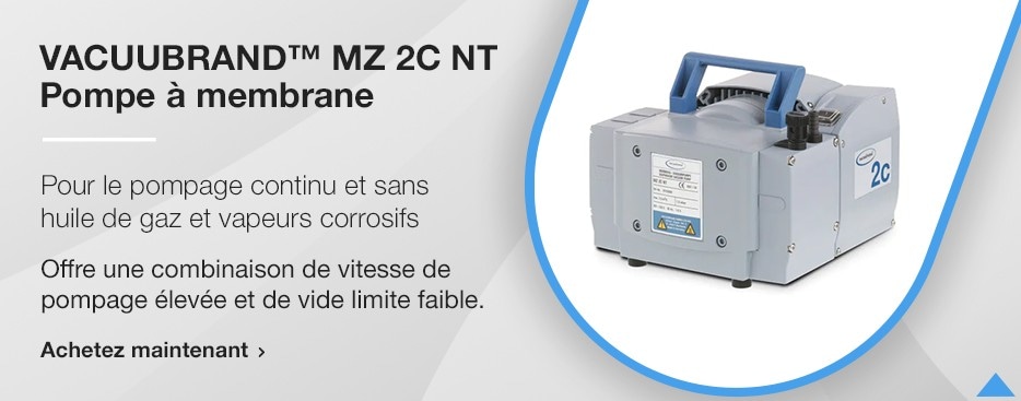 VACUUBRAND™ MZ 2C NT Pompe à membrane VACUUBRAND™ MZ 2C NT Pompe à membrane